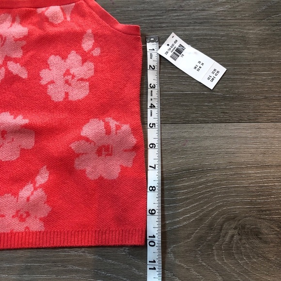 Abercrombie Kids Girls Size 7/8 NWT Pink Red Floral Tank Top - Picture 3 of 8